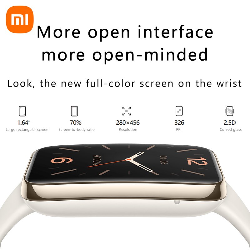 Xiaomi Hot Sellers Intelligent Bracelet Big Square Screen Xiaomi Smart Band 7 Pro Smart Band for Men